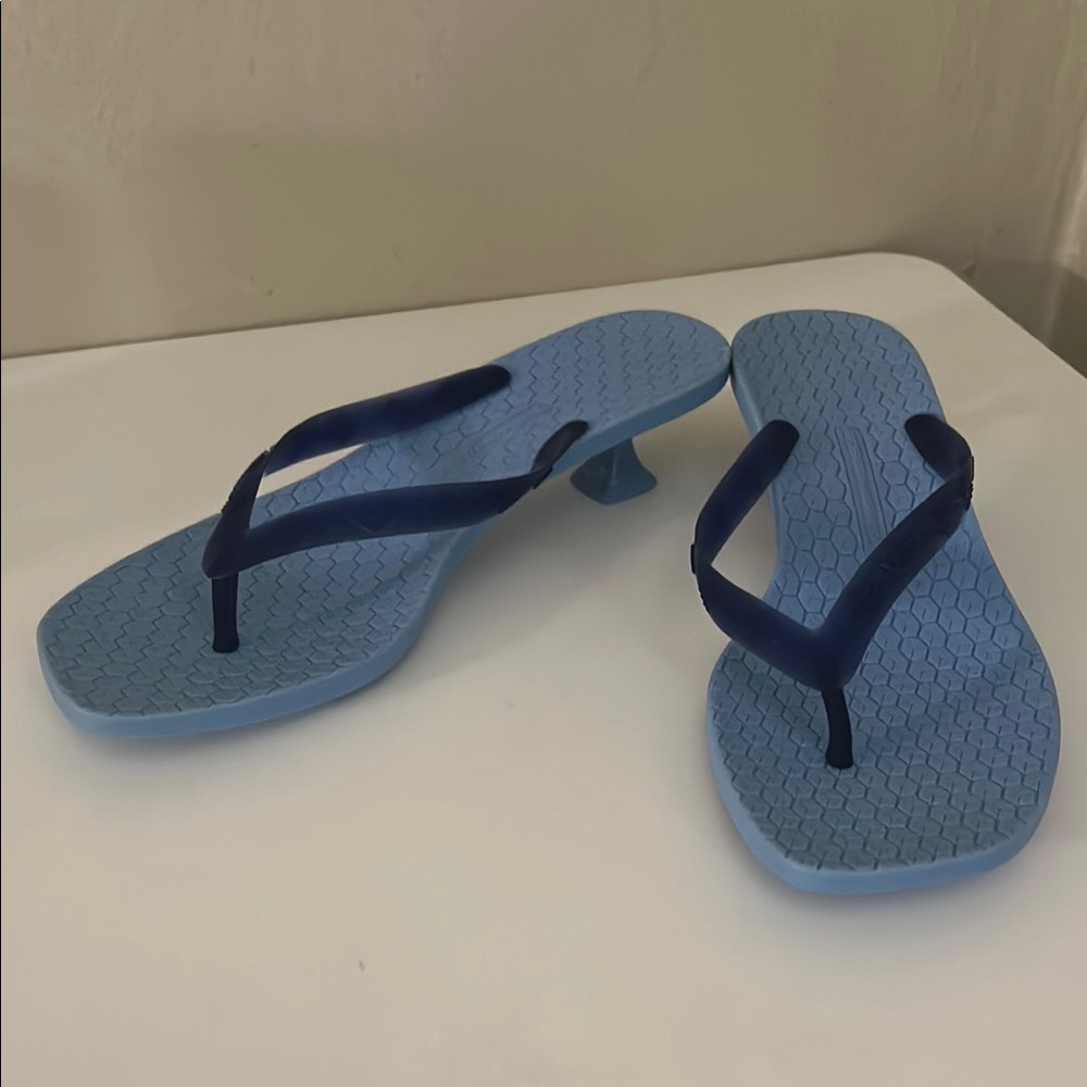 NWOT Sigerson Morrison Blue Sandals